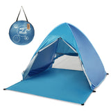 Lixada UV Protection Automatic Tent Beach Tent Outdoor Camping Tent Instant Pop Up Lightweight Sun Shelter Tents Cabana Awning